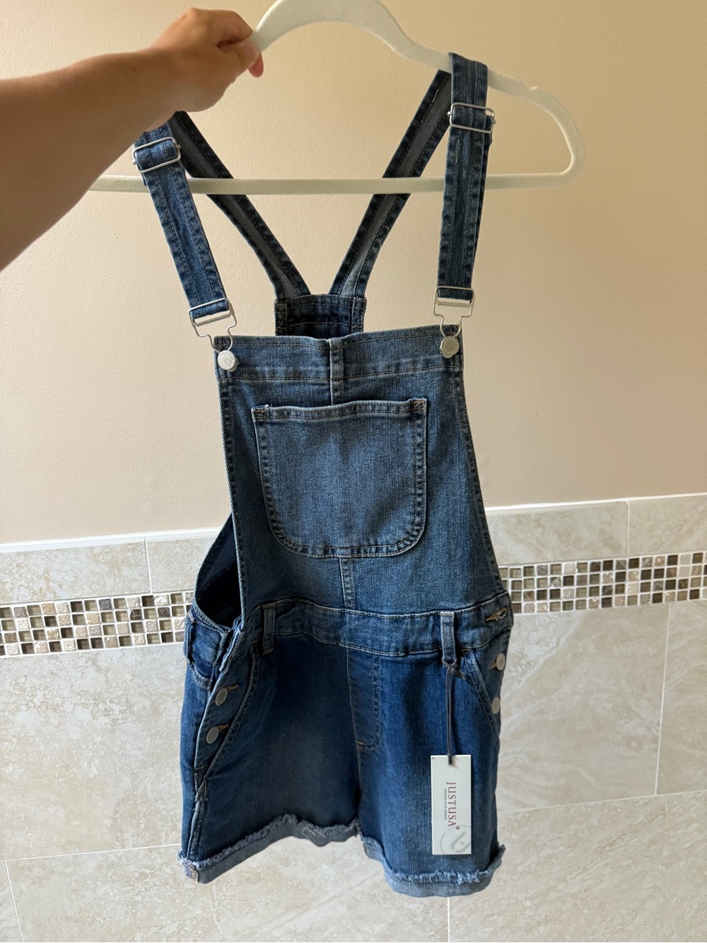 NWT denim overalls